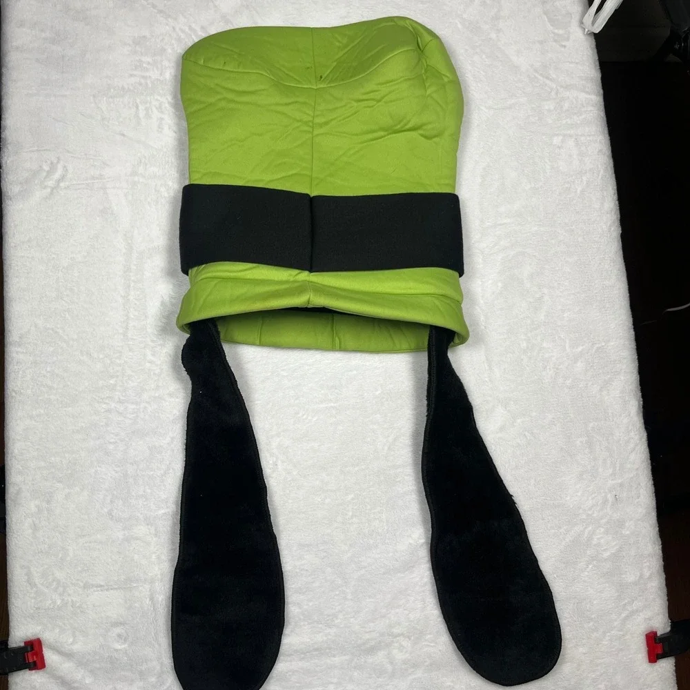 Disney Parks Goofy Hat Disneyland‎ Resort Green Black Plush Ears Adult Costume